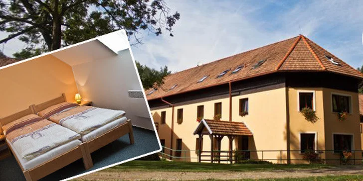 Wellness pobyt v penzionu Šafránkův mlýn na 2 noci pro 2 osoby