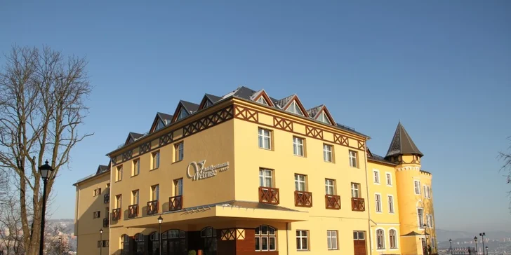 Luxusní wellness s polopenzí v hotelu Větruše