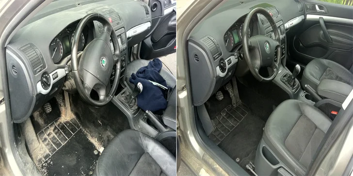 Čištění interiéru a ruční mytí vozidel