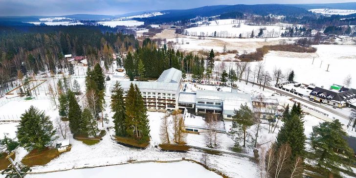 Dovolenka v OREA Resorte na Vysočine s polpenziou a voľným vstupom do sáun