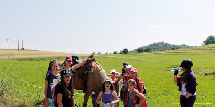 6denní dětský tábor s jízdou na koni a angličtinou