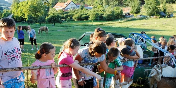 6denní dětský tábor s jízdou na koni a angličtinou