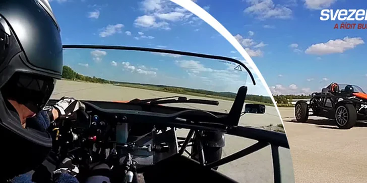 5km jízda po letišti v jednom z nejrychlejších vozů světa ARIEL ATOM 3