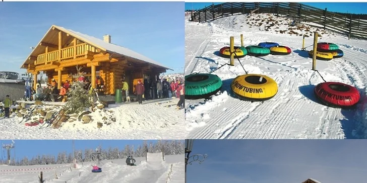 4 báječné jízdy na snowtubingu v Božím Daru