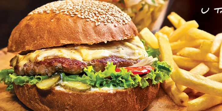 Burgerové menu s tatarákem pro 2 nebo 4 labužníky