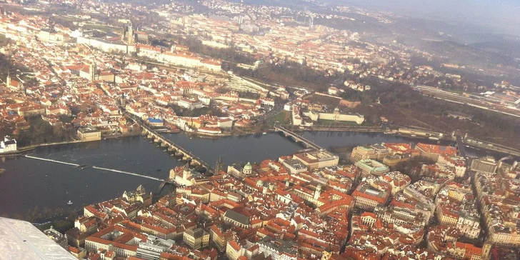 Vyhlídkové lety nad Prahou i nad Orlíkem