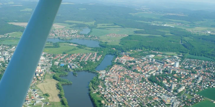 Vyhlídkové lety nad Prahou i nad Orlíkem
