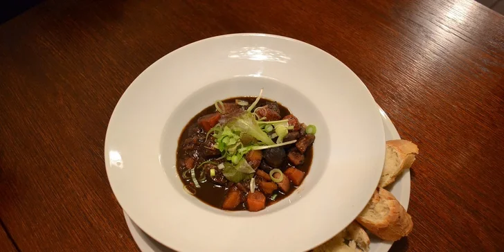 Luxusní tříchodové menu pro 2 osoby