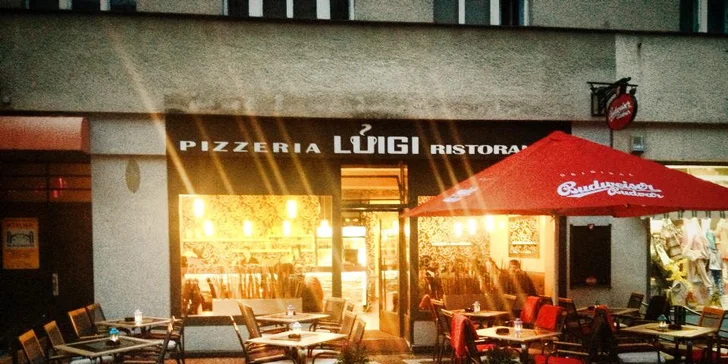 2 pizzy, těstoviny, rizota nebo saláty dle výběru