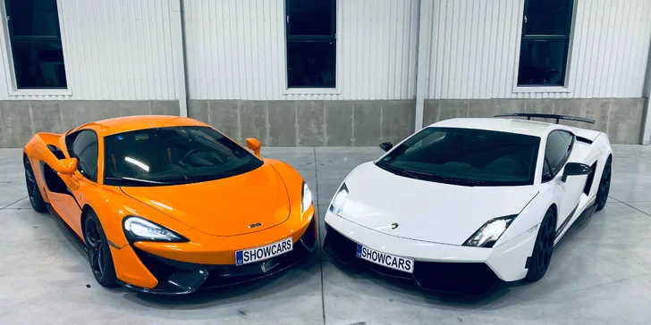  Vyberete si mezi supersporty své 2 favority a porovnáte jejich výkon.