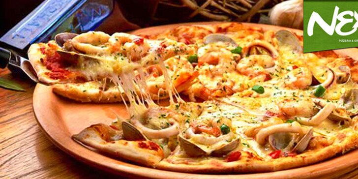 Dvě italské pizzy - v pizzerii Nexo nebo s sebou