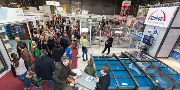 1 či 2 vstupenky na veletrhy bydlení FOR HABITAT