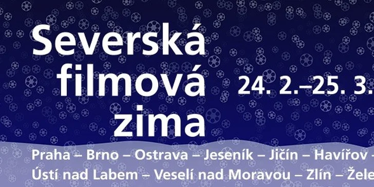 2 Vstupenky na filmový festival Severská filmová zima 2014 v kině Lucerna