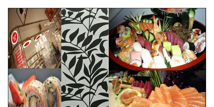 Velké sushi menu (42 ks) s sebou