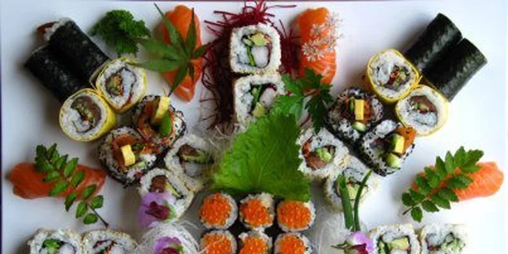 Velké sushi menu (42 ks) s sebou