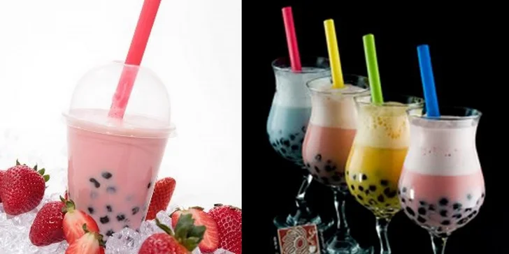 Oblíbený nápoj bubble tea (700 ml) plný chuti
