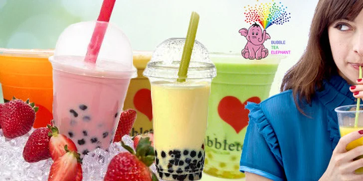 Oblíbený nápoj bubble tea (700 ml) plný chuti