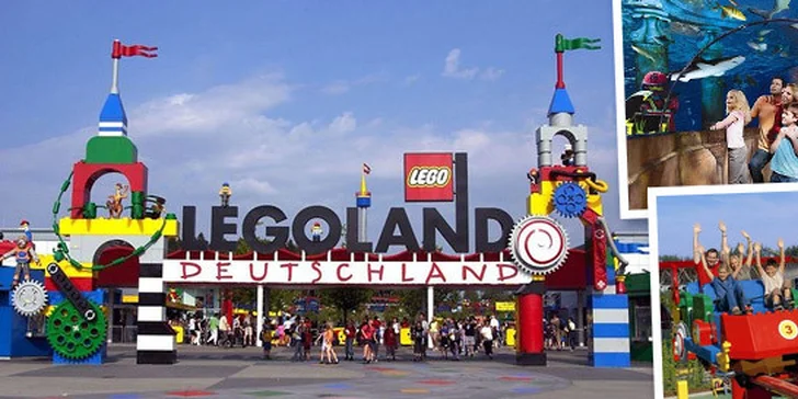 Den na zábavných atrakcích v německém Legolandu