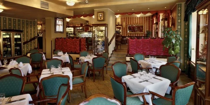 Dva dorty a dvě kávy nebo čaje v Café Mozart