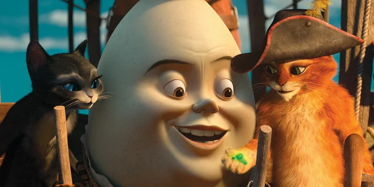 Dva lístky na animovaný 3D film Kocour v botách. Sledujte osudy zlobivého kocourka z období, než se potkal se Shrekem!