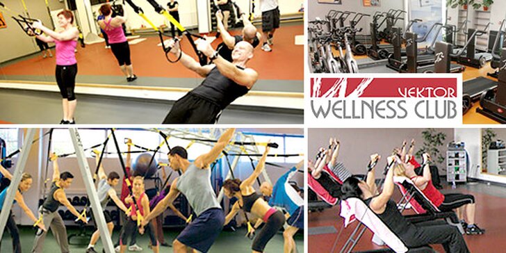10 lekcí a 17 druhů cvičení ve Vektor wellness clubu