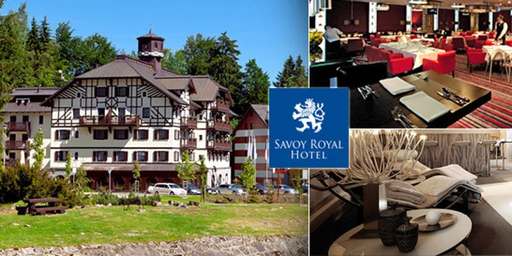 Tři dny ve Špindlerově Mlýně pro dva. Přepychové ubytování v Savoy Royal Hotel****, luxusní relaxace, degustační večeře a nádherná příroda!