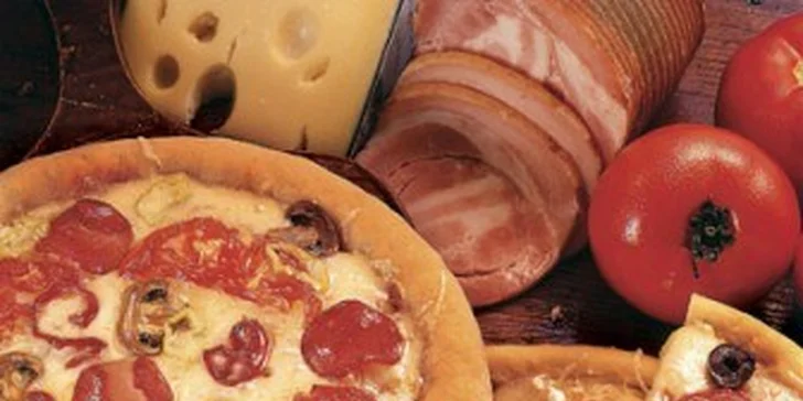 119 Kč za DVĚ pizzy dle výběru - průměr 32 cm. Pochutnejte si na vynikající pizze, zaparkujte v Garáži s 53% slevou.