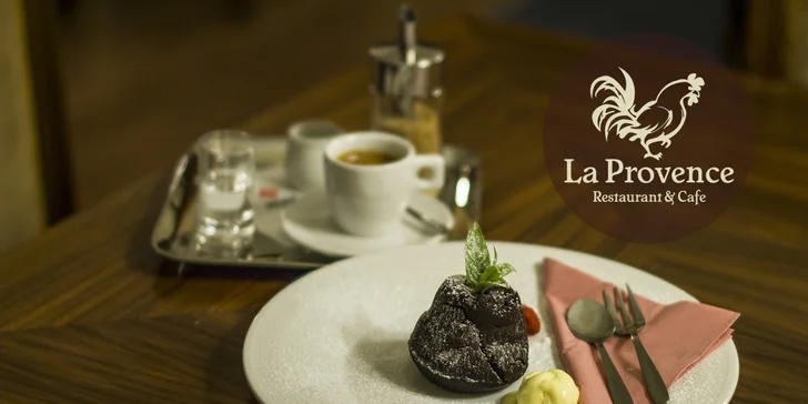 Luxusní tříchodové menu pro dva v La Provence