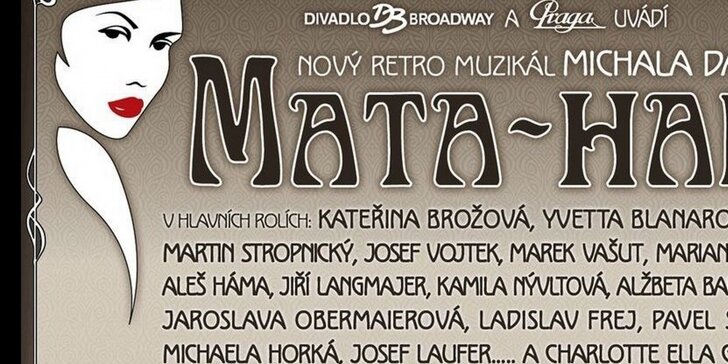 Muzikál Mata Hari v divadle Broadway!