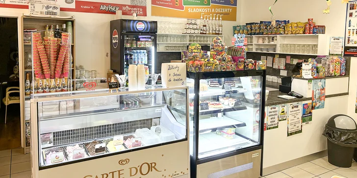 Dle varianty vás čeká kafe a dortík nebo pizza.