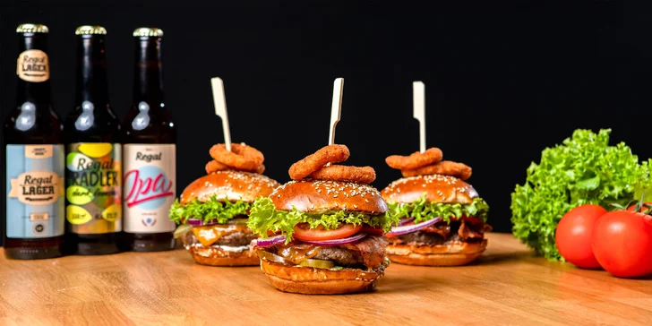 Regal Burger aj teraz! Osobný odber možný v 8 prevádzkach naprieč Slovenskom!