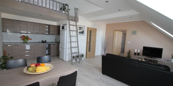 Zabydlíte se v jednom z moderně vybavených apartmánů. 