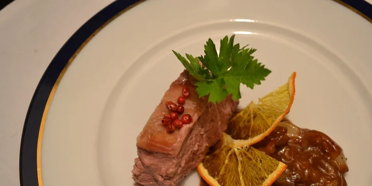 Degustační kachní menu pro dva U Modré Kachničky