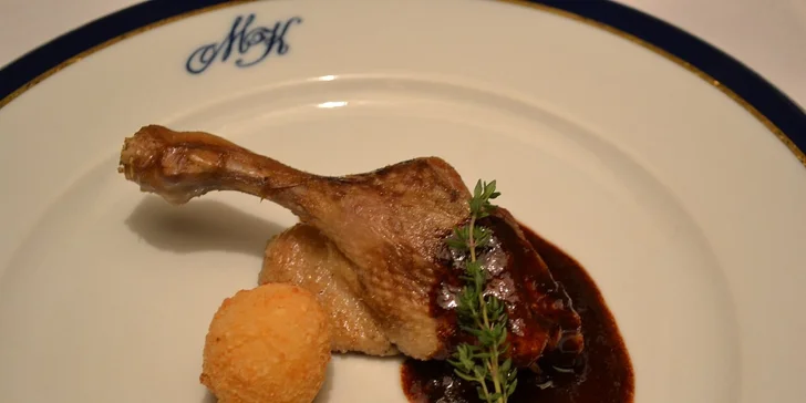 Degustační kachní menu pro dva U Modré Kachničky