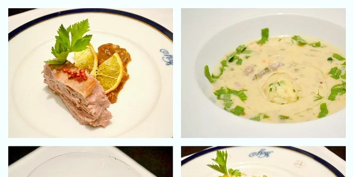 Degustační kachní menu pro dva U Modré Kachničky