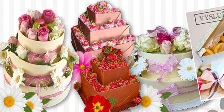 Luxusní svatební dorty vyráběné s láskou