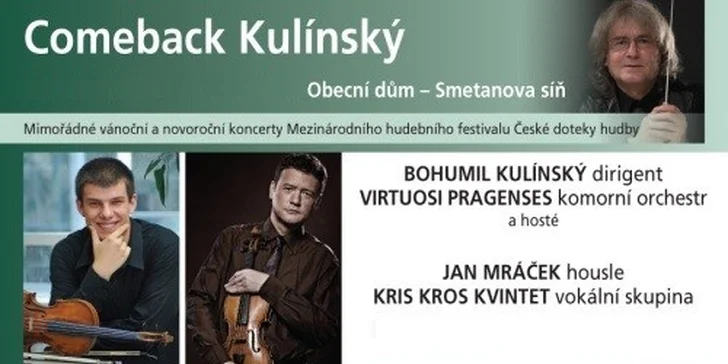Comeback Kulínský ve Smetanově síni Obecního domu