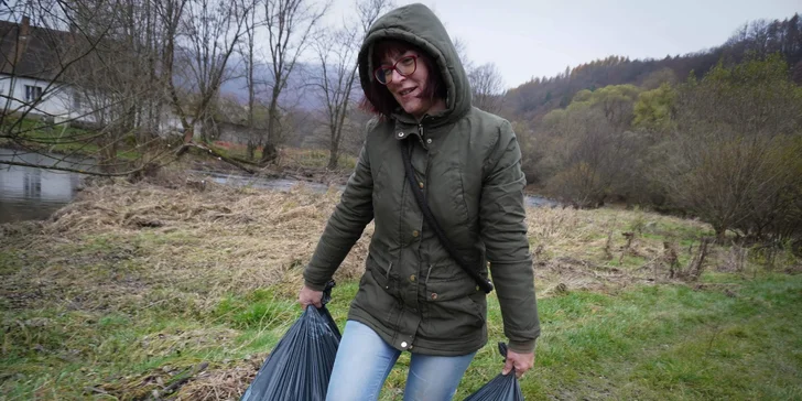 Na fotografii Martina Paulíková, štatutárka Združenia Slatinka.