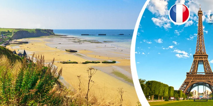 4denní zájezd do Normandie a Paříže i s ubytováním