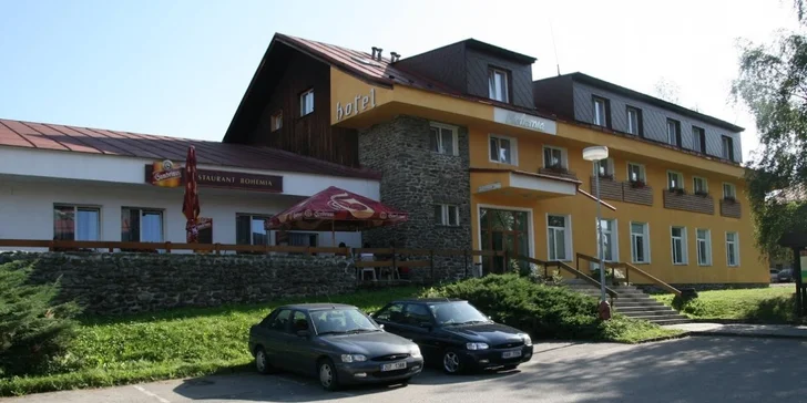 3-4denní šumavská pohoda s polopenzí, masáží a vstupenkami na hrad Kašperk