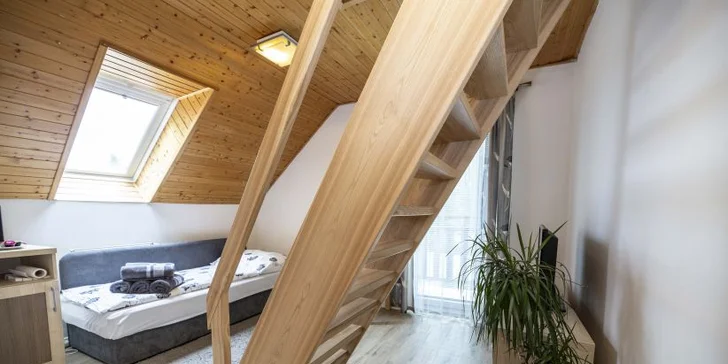 Všechny apartmány mají televizi, minibar, klimatizaci, žehličku a fén.