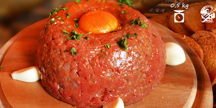 Tatarák z uruguayského hovězího rumpsteaku (500 g)