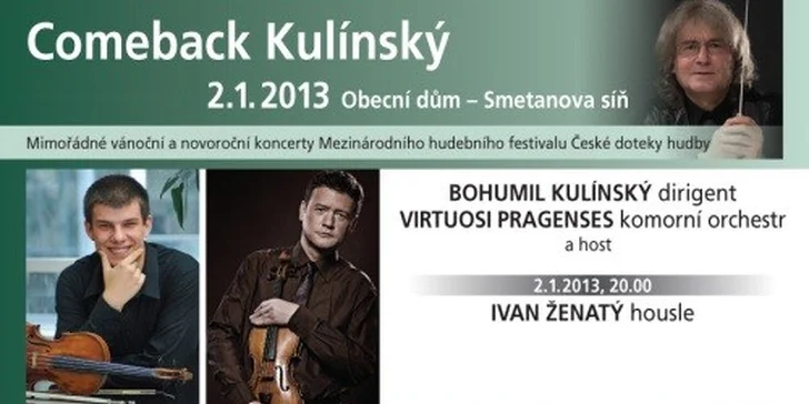 Comeback Kulínský ve Smetanově síni Obecního domu