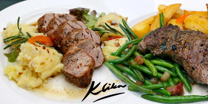 Speciální 3chodové menu pro dva v hotelu Klika