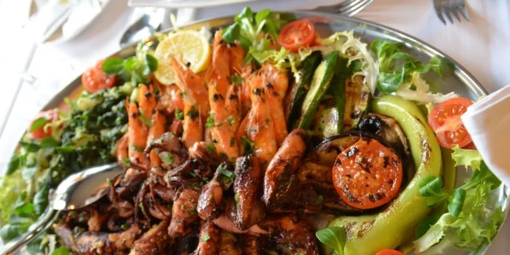 Výborné 4chodové menu v chorvatské restauraci