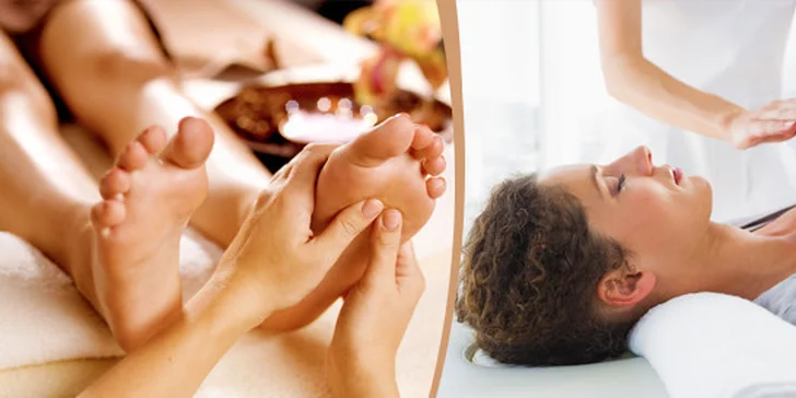 Reflexní masáž plosek nohou nebo terapie metodou Reiki