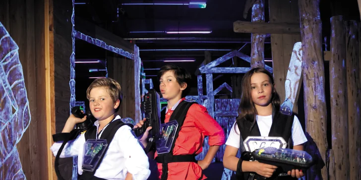 Chybět nemůže ani oblíbená laser game.