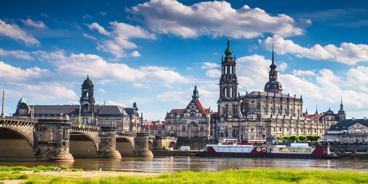 Jednodenní výlet vlakem do Drážďan s možností plavby lodí do Pillnitz