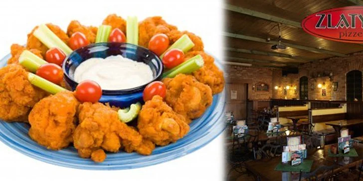199 Kč za více než kilogram Buffalo Wings, vynikajících kuřecích křidýlek s pikantní omáčkou. Nastávají Zlatý časy se slevou 58%.