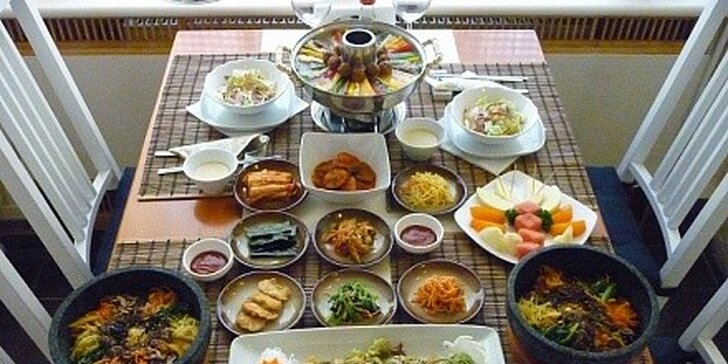 Korejské menu pro dva v restauraci Seoul Garden